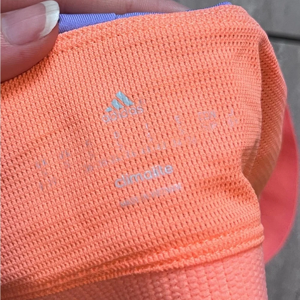 Adidas Womens Pink/Purple Strappy Climate Tank Top New With Tags Size Small - Picture 5 of 5